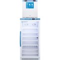 Summit Appliance Div. Accucold Vaccine Refrigerator/Freezer Combination, 9.4 CuFt, 23-3/8"W x 24-3/8"D x73.5"H, Glass Door ARG8PV-FS24LSTACKMED2